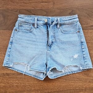 American Eagle Outfitters HIgh Rise  Light Wash Jean Shorts